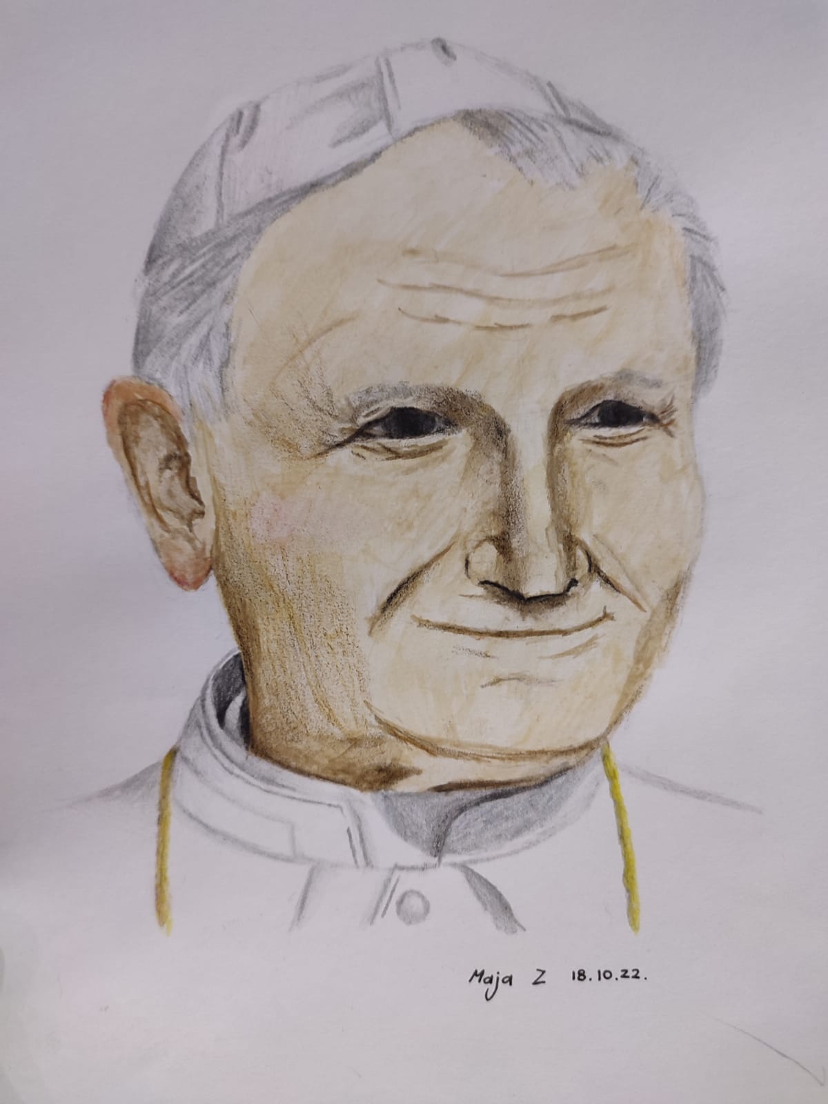 rysunek Jana Pawła II